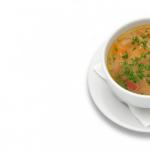 Овощной суп с куриным филе
